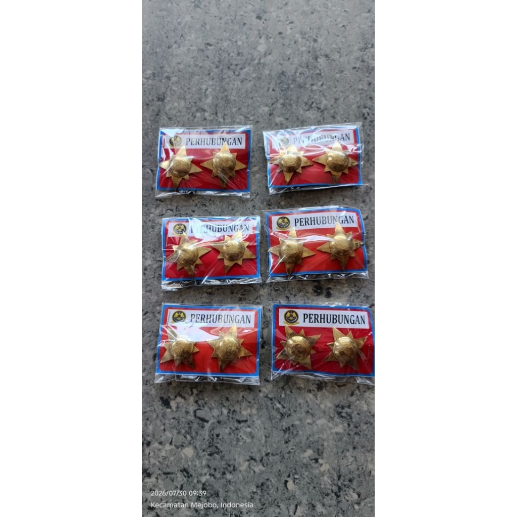 pin mata angin dishub-monogram dishub-pin kerah dishub