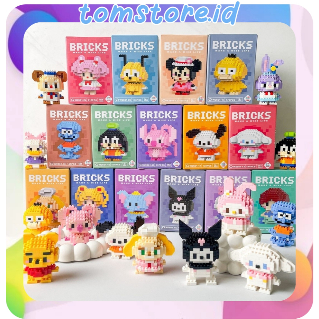 Nano Block Kucing Lucu 3D – DIY Mini Building Blocks Edukatif untuk Anak & Koleksi