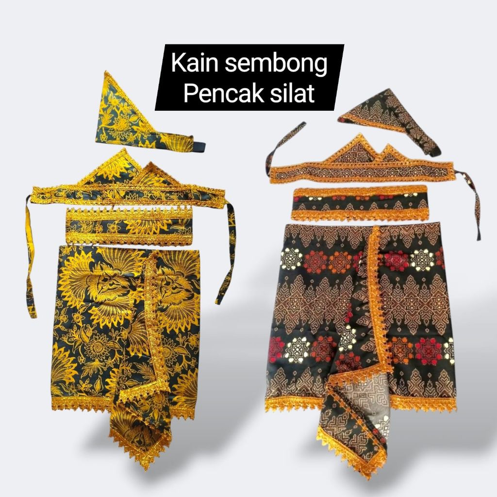 kain sembong silat / dodot silat / kain sembong / aksesoris pencak silat