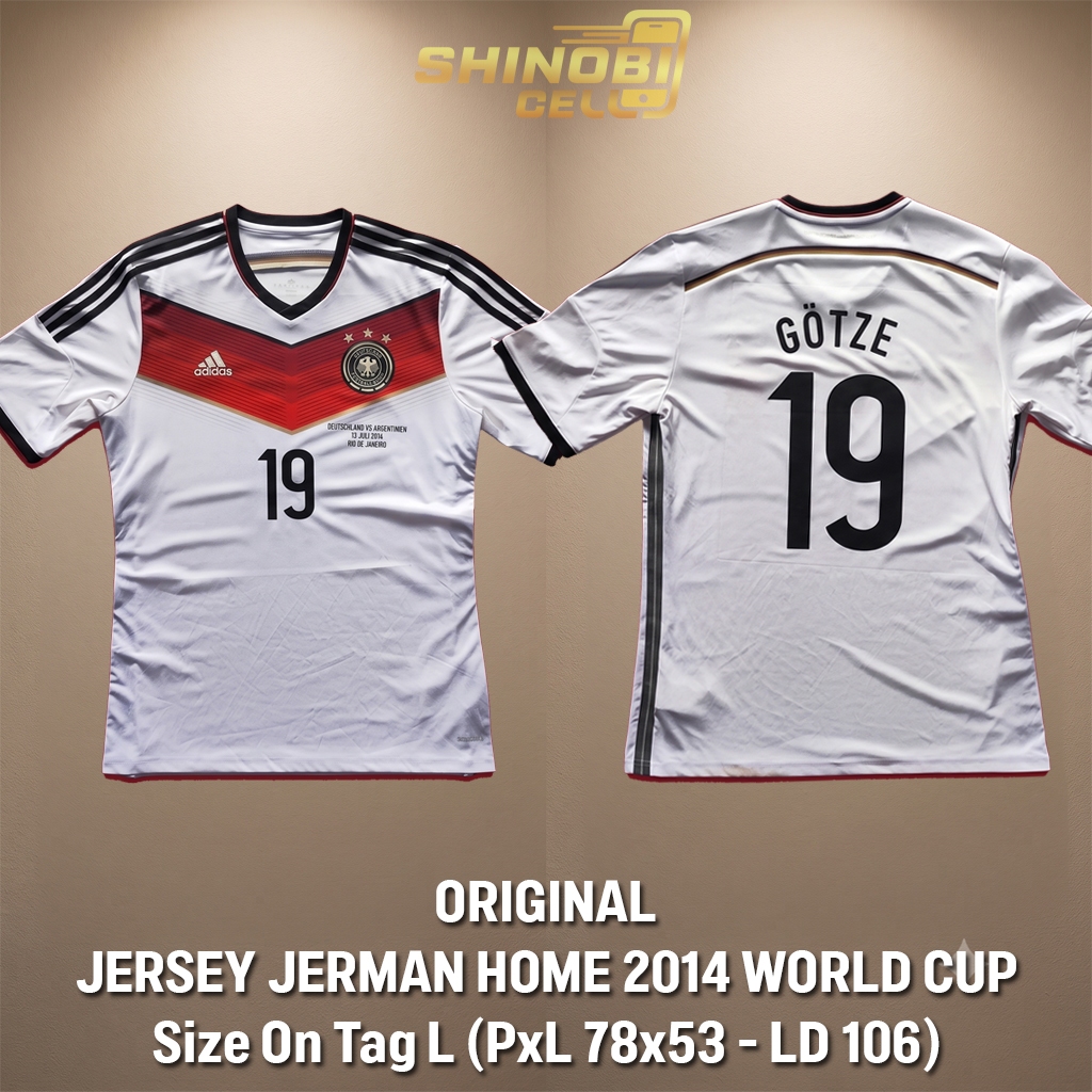 Jersey Jerman Home 2014 Germain GOTZE #19 Size L