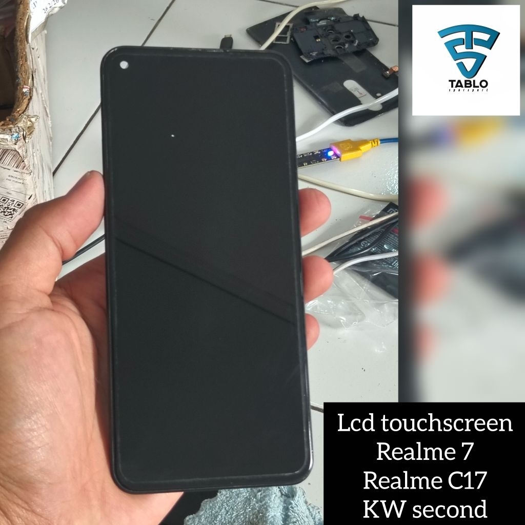 Lcd touchscreen Realme 7 Realme C17 KW second