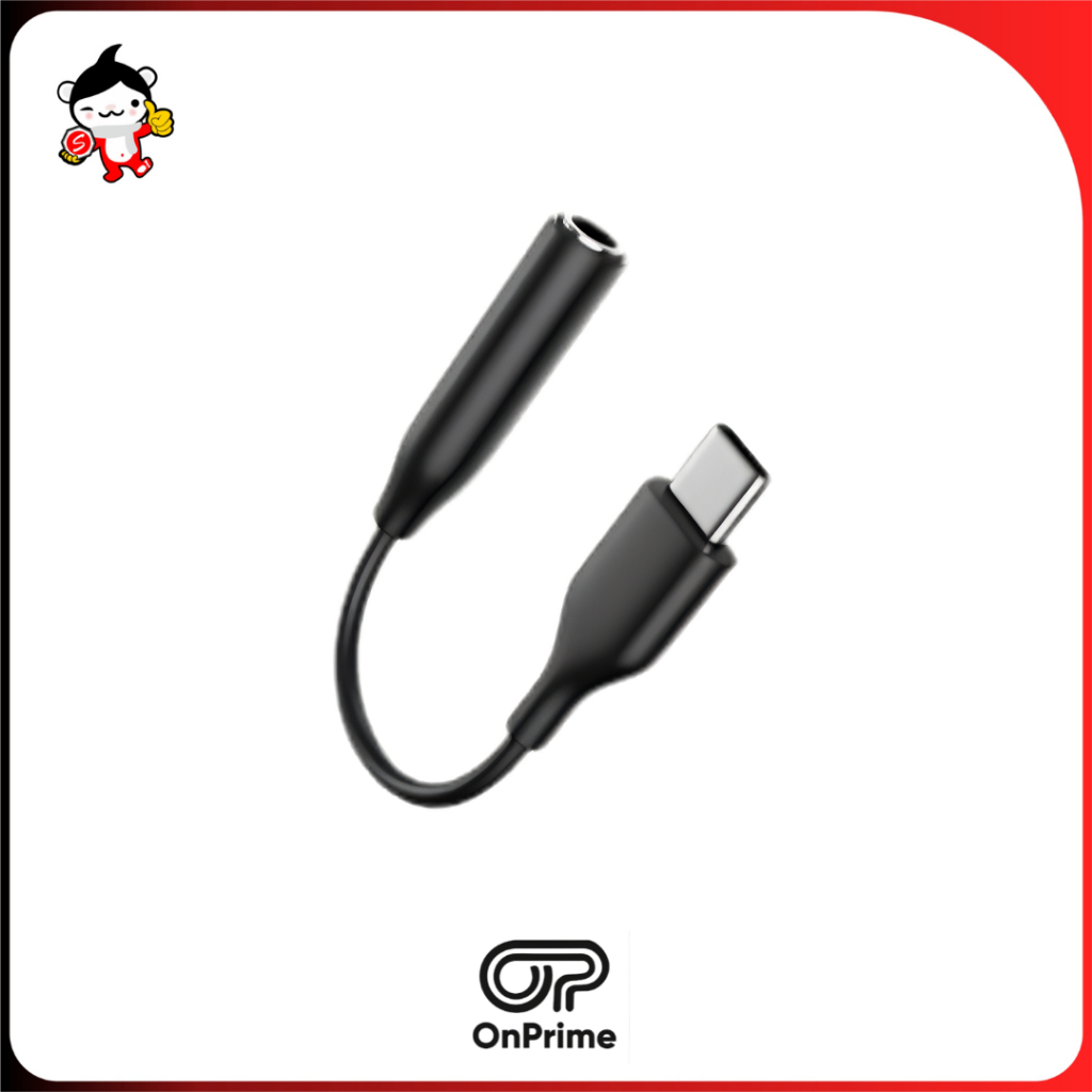 SPLITTER ONPRIME TYPE C Splitter Type C to Jack 3.5mm DAC Audio Call, Open Mic Game