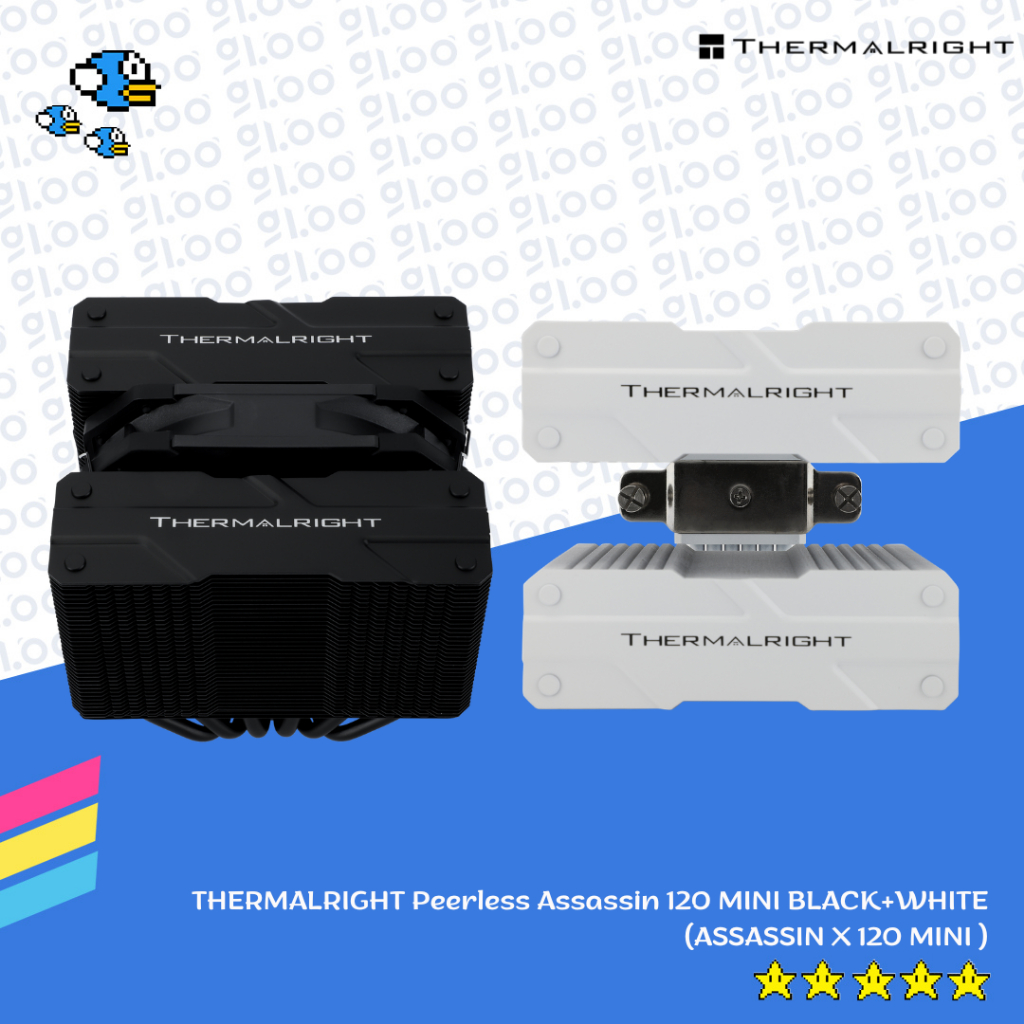 THERMALRIGHT Peerless Assassin 120 Mini BLACK + WHITE | CPU Cooler HSF Intel / AMD