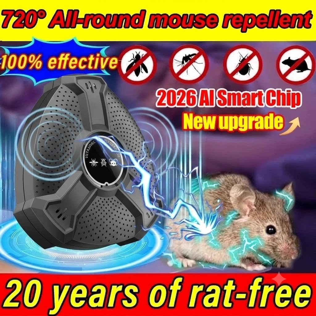 Alat Pengusir Tikus alat ultrasonic pengusir tikus ampuh 100%  untuk rumah rat killer pembasmi tikus