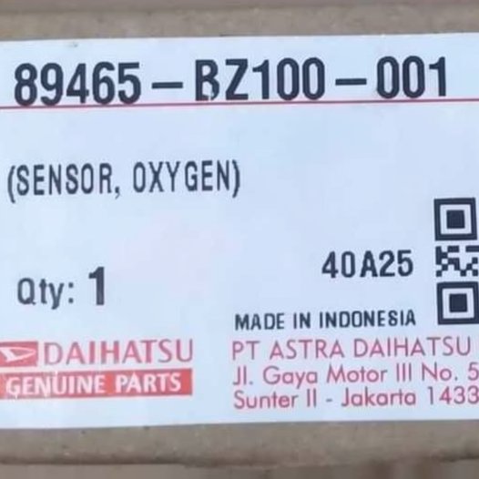 SENSOR OKSIGEN DAIHATSU XENIA 1.0 89465-BZ100-001