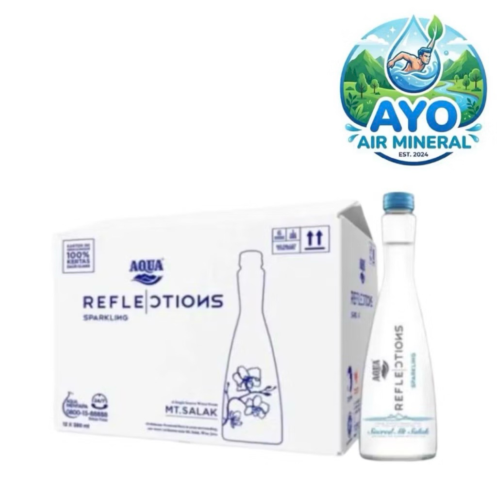 1 DUS Aqua Reflections Sparkling Mineral Water [ All Variants ] Air Mineral