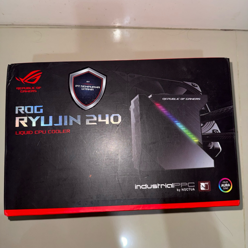 Asus ROG RYUJIN 240 240mm AIO Water Cooling - AIO Asus ROG Ryujin 240 240mm 2x120mm AIO Cooling - As