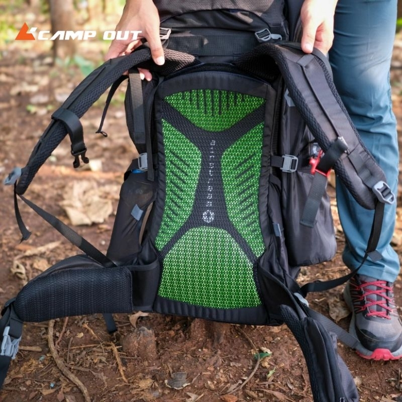 Carrier Greenforest Helios Pro 60+5L - Tas Ransel Gunung Free Rain Cover