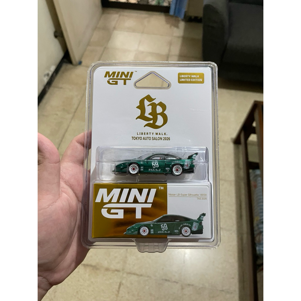 Mini GT 1163 Nissan LB-Super Silhouette 180SX 2026 Tokyo Auto Salon Blister