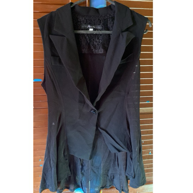blazer renda kutungan