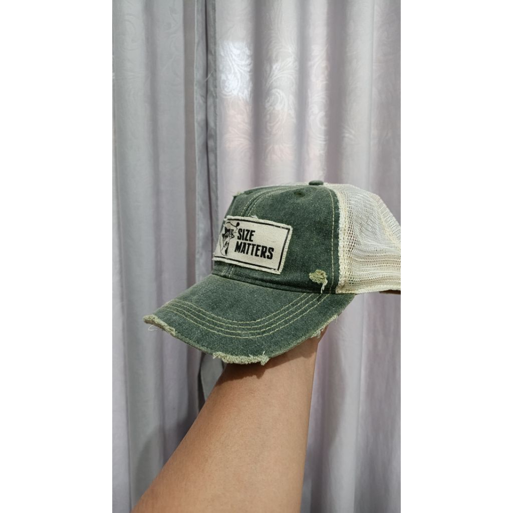 Topi Tactical Pria Ripstop - Desain Velcro, Bahan Ripstop, Motif Polos Loreng