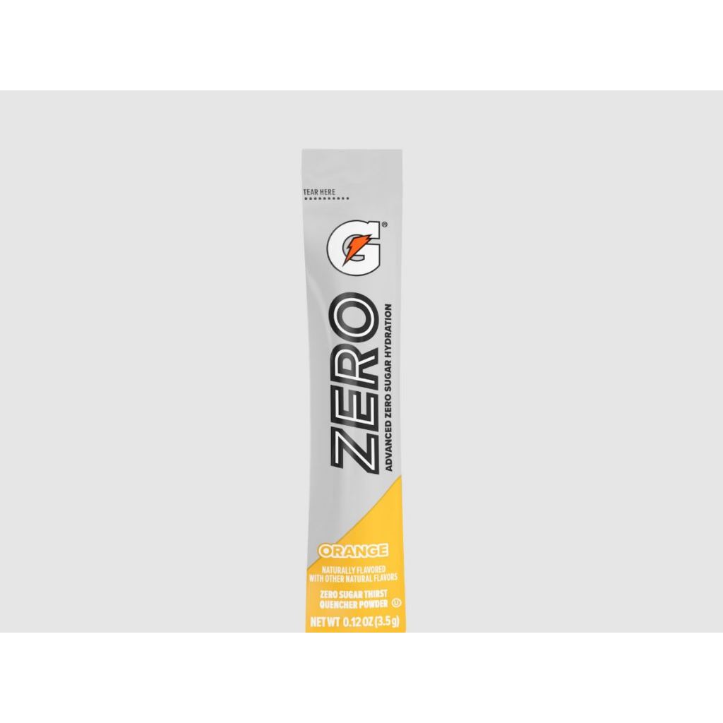 Gatorade Zero Sugar Orange 1 Stick Electrolyte Powder Drink Mix Electrolyte Powder Drink