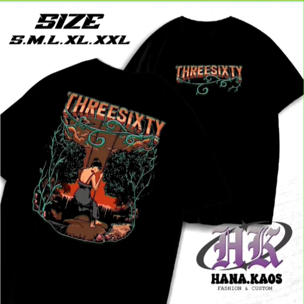 KAOS THREESIXTY DEWI - Kaos BAND THREESIXTY DEWI Terbaru Kaos Kekinian Terbaru terlaris