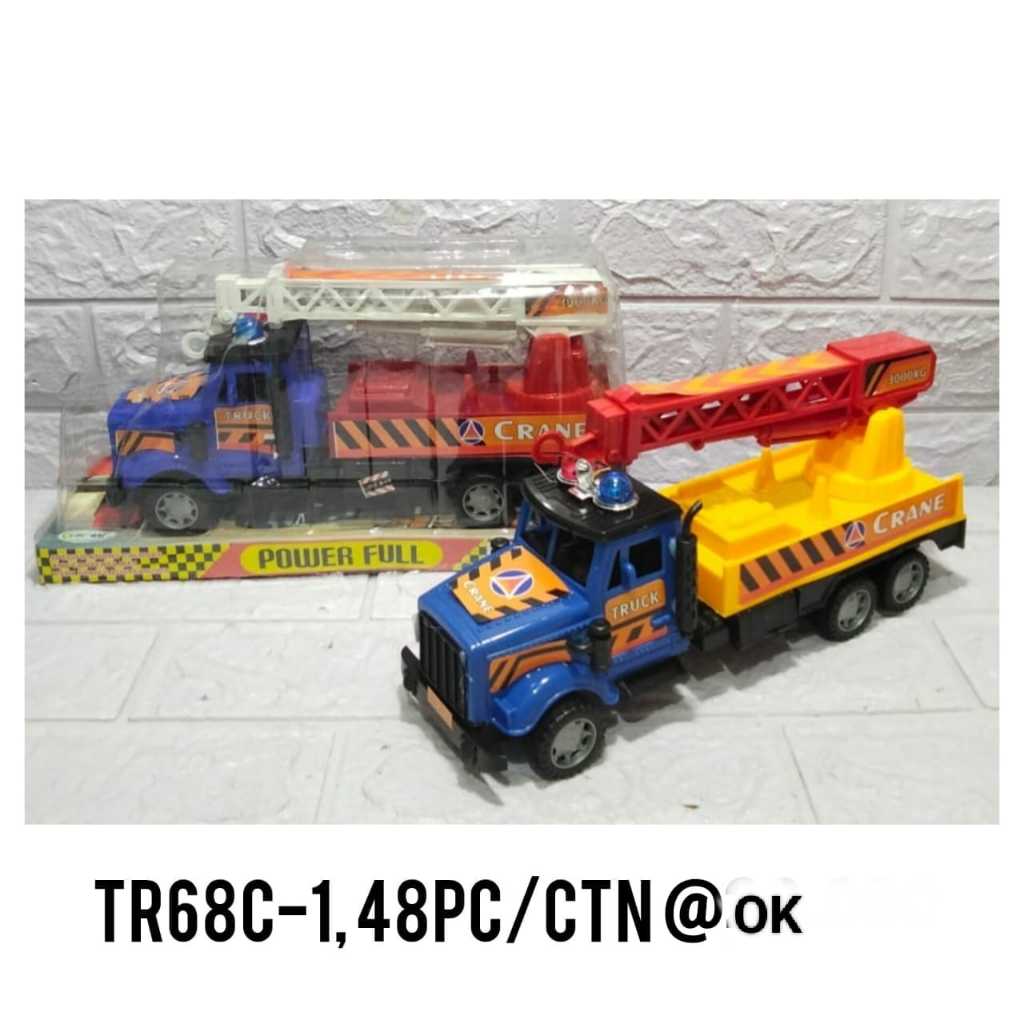 GOGO TOYS - MAINAN MOBIL TRUK CRANE / DEREKAN ANAK TR68C-1