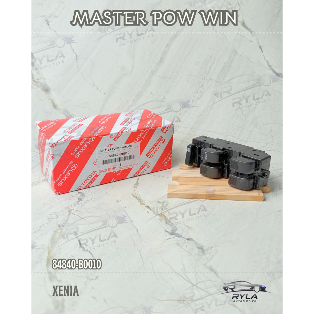 Saklar Master Power Window MANUAL - TOYOTA AVANZA, DAIHATSU XENIA -  HTC006-1 84820-B0010