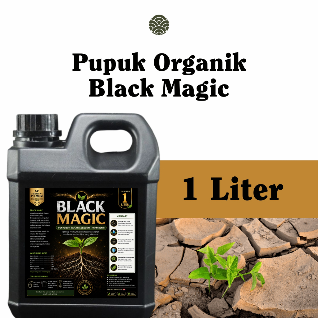 Pupuk Black Magic l Black Miracle POC Hayati Nabati Alami Nutrisi Vitamin Hormon Tanaman Enzim Zat H