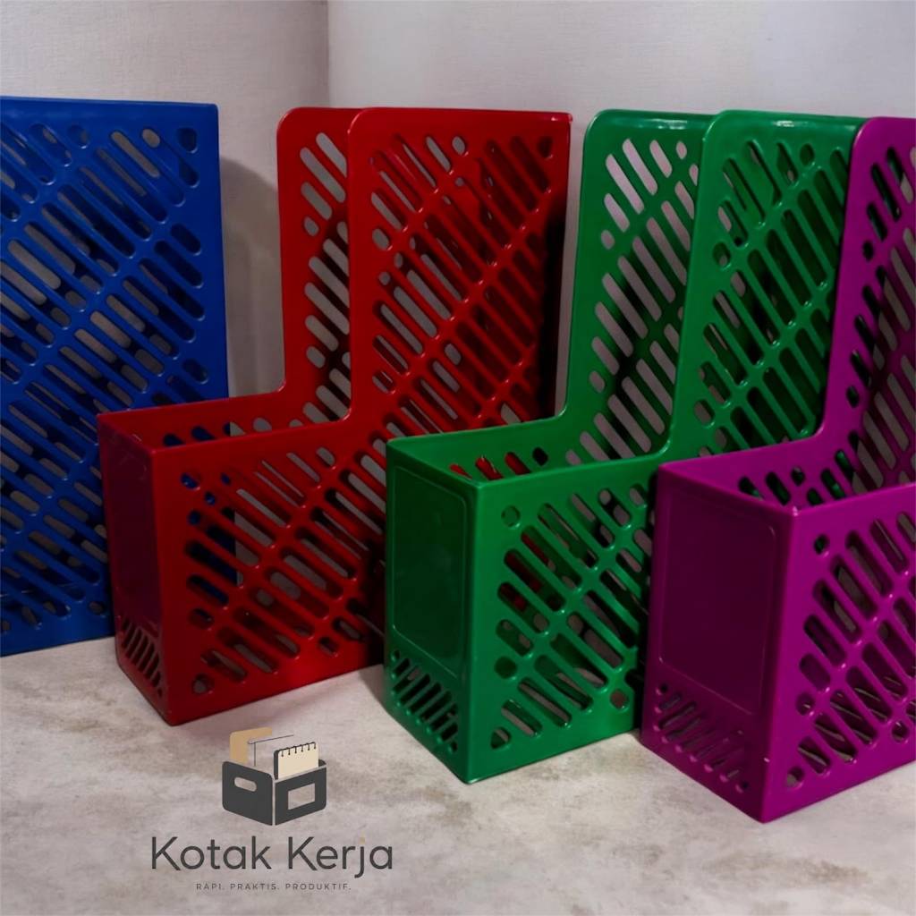 Keranjang File Box plastik  Holder Magazine A4 plastik