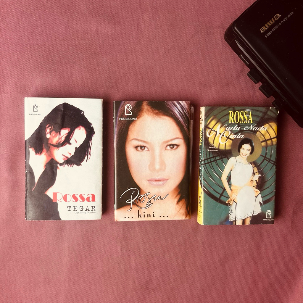 Kaset Pita Rossa Collection Kaset Rossa Nada Nada Cinta / Tegar / Kini Original Pop Indonesia