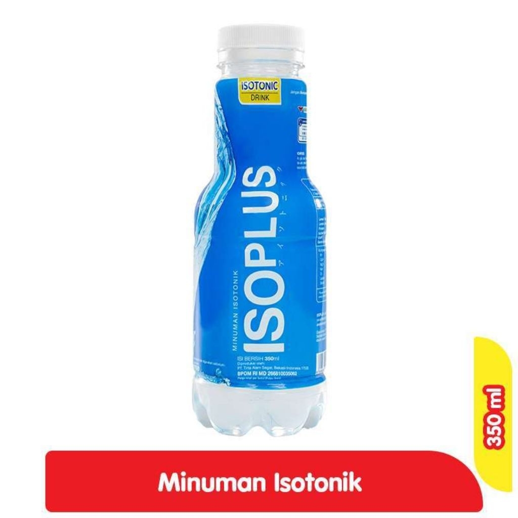 Minuman Isotonik ISOPLUS 12 Botol 350ml - Merehidrasi Tubuh, Menyeimbangkan Ion, Mudah Diserap