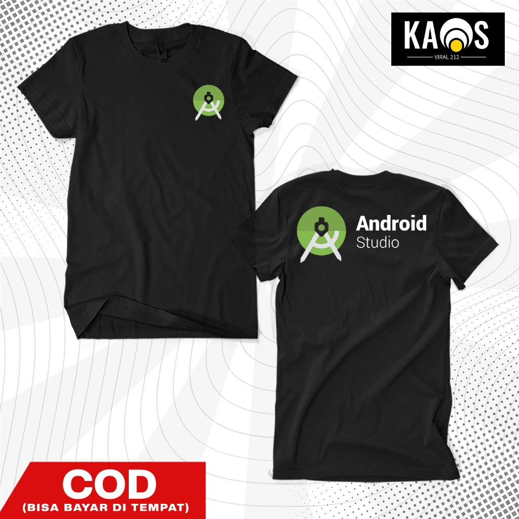 Kaos Android Developer Cotton Combed 30s - Kaos Distro Pria Wanita Premium