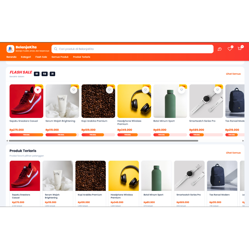Aplikasi Marketplace Toko Online Laravel Lengkap Admin Customer Source Code Siap Pakai Mirip Shoppee