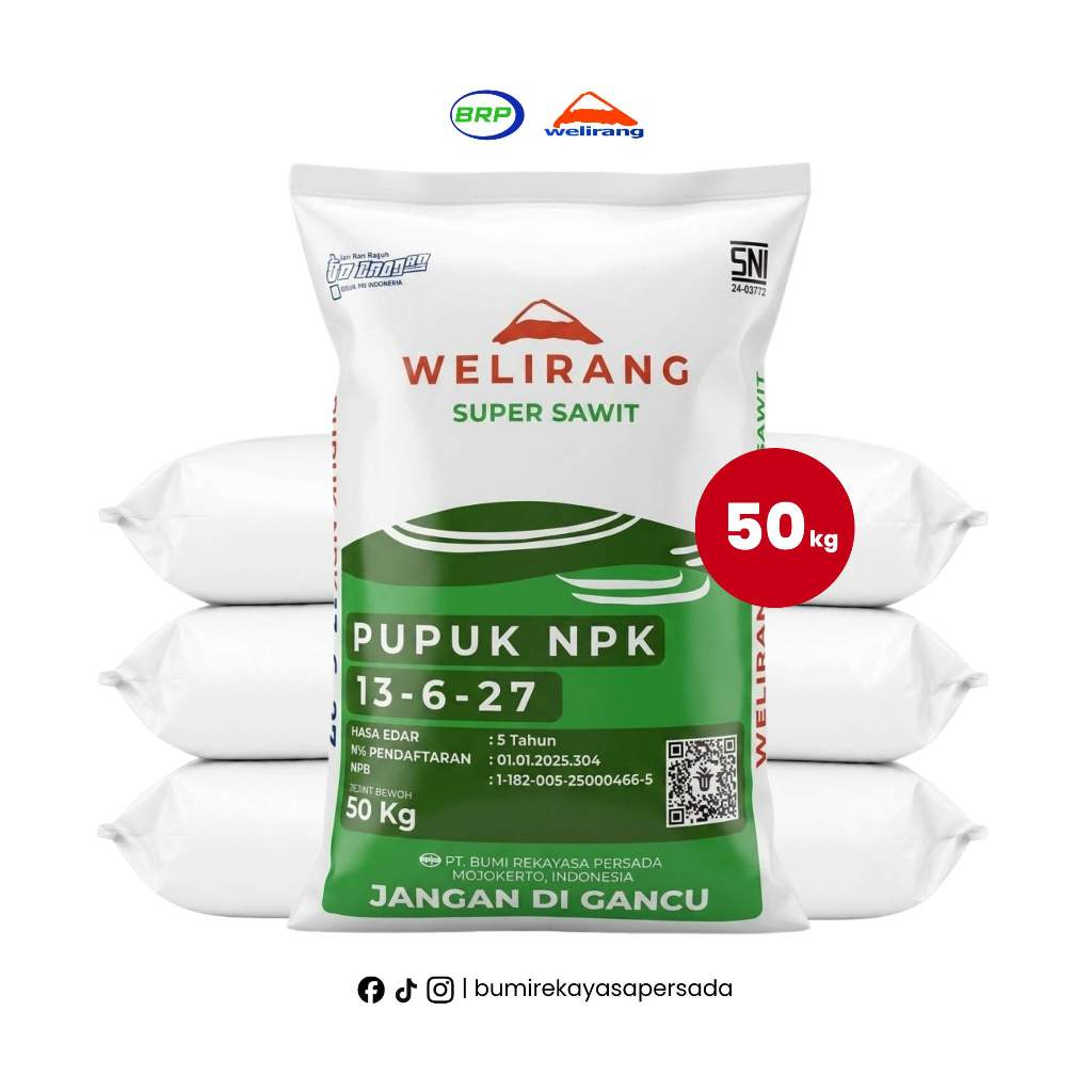 PUPUK NPK 13-6-27 WELIRANG SUPER SAWIT
