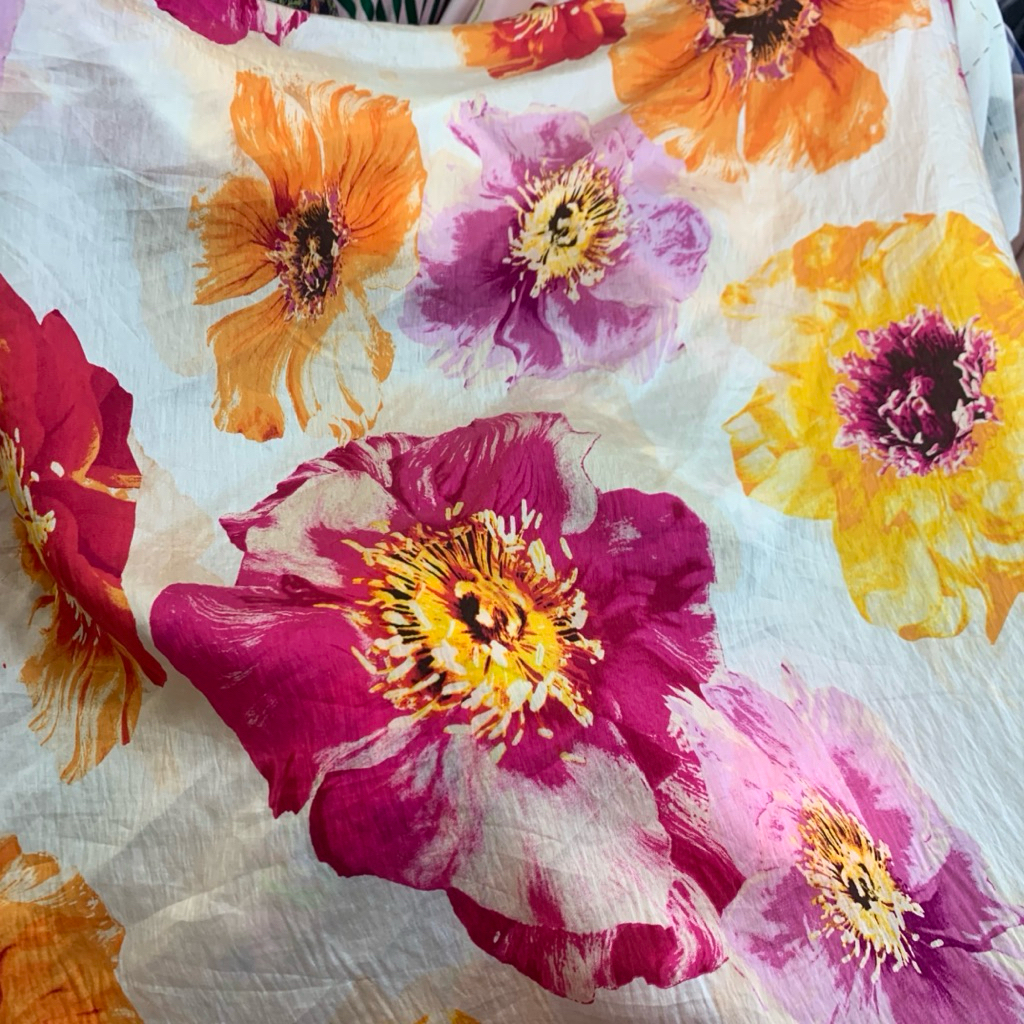 kain katun silk korea - kain katun silk sutra motif - kin silk katun korea a