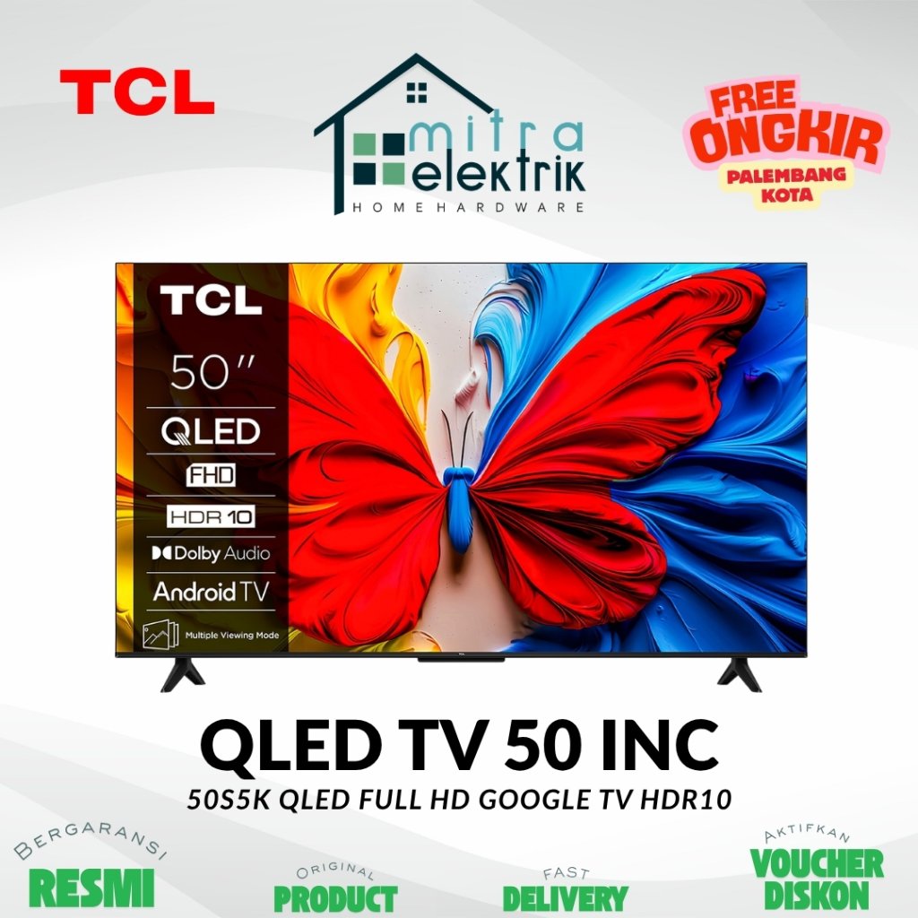 LED TV TCL 50S5K QLED Full HD Google TV HDR10 50 Inc