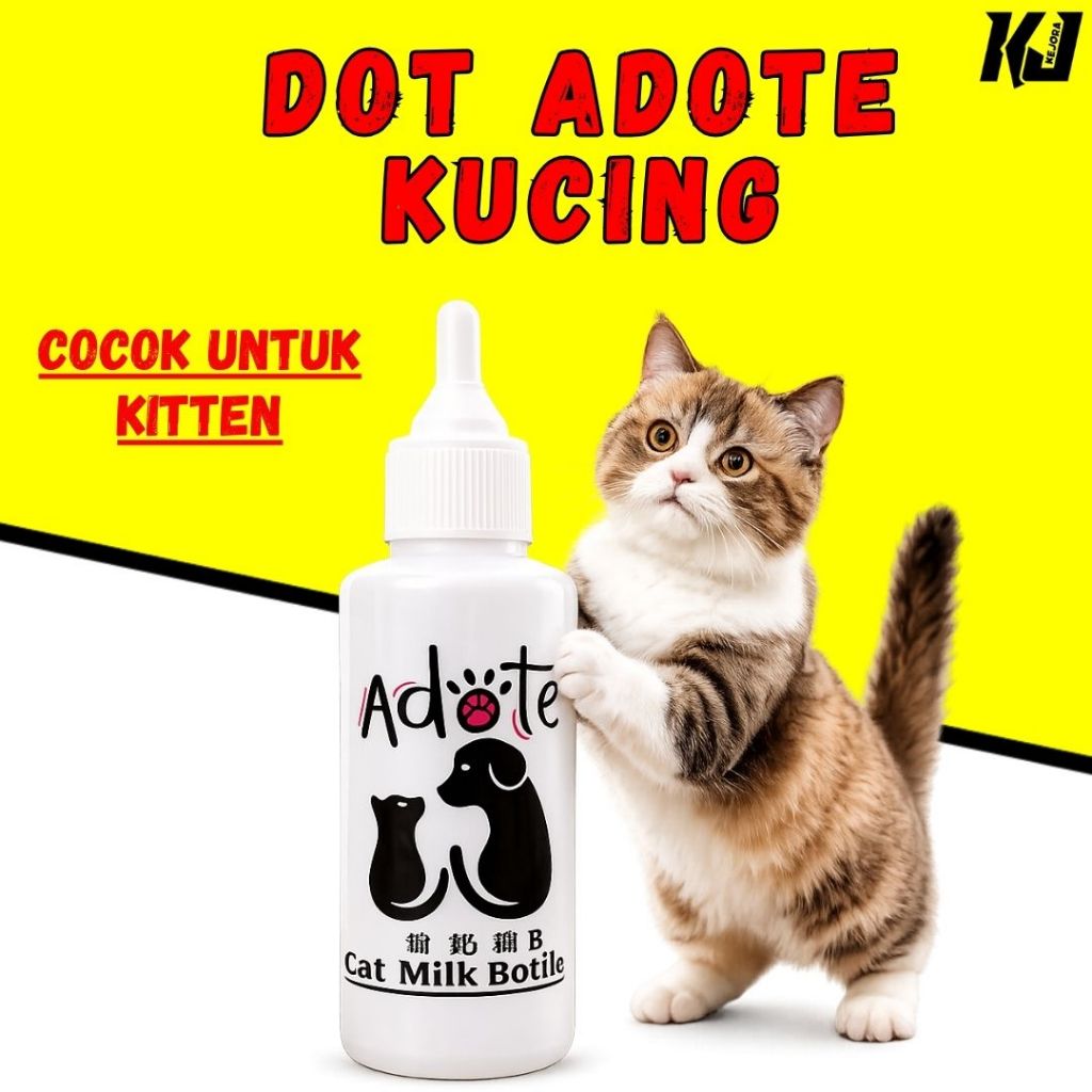 Dot Adote Kitten Dot Lembut dan Nyaman untuk Kebutuhan Nutrisi Anak Kucing