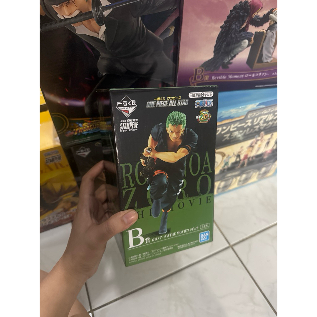 Ichiban Kuji Prize B One Piece All Star Roronoa Zoro Stampede