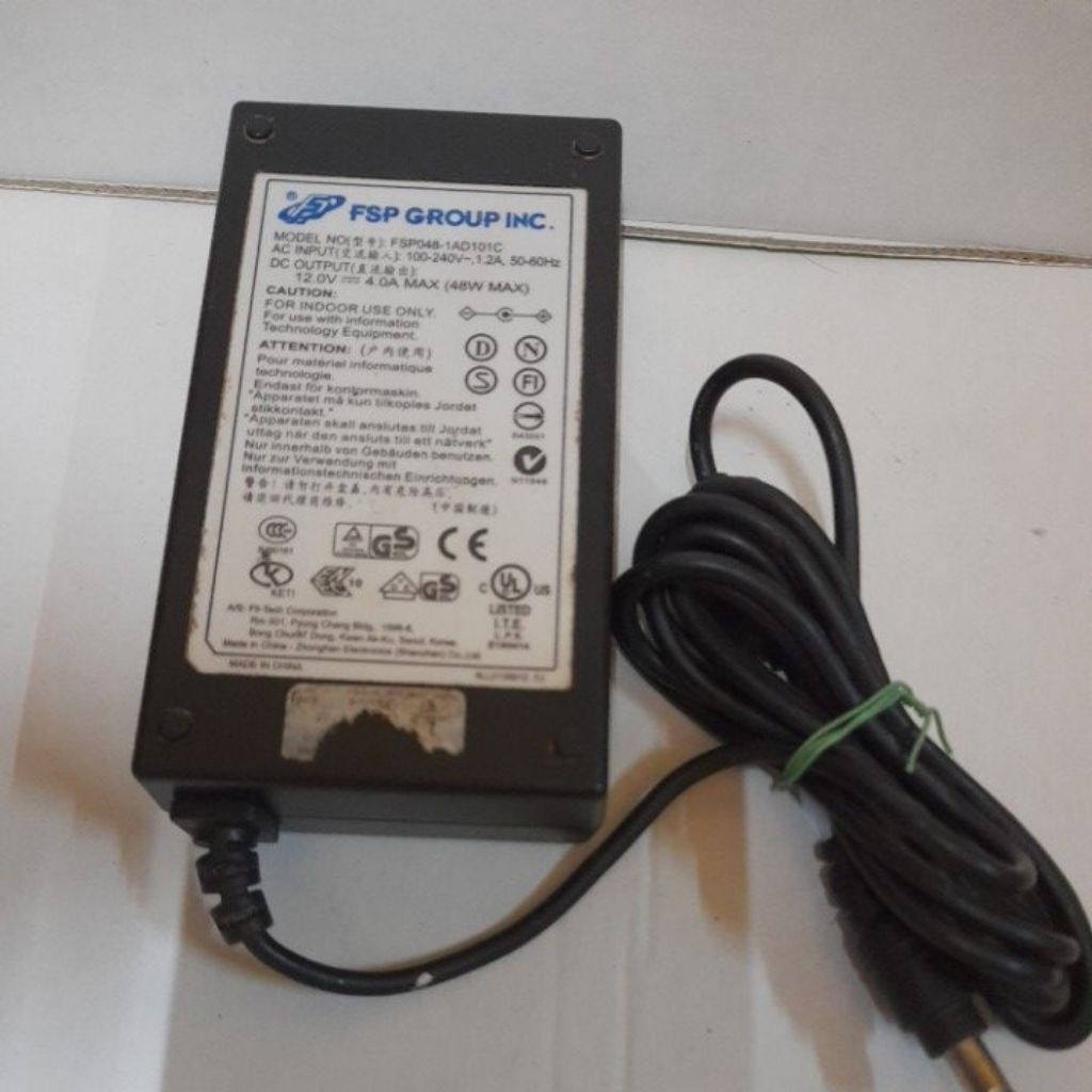 ADAPTOR  FSP GROUP INC  MODEL FSP048-1AD101C OUTPUT 12V-4.A