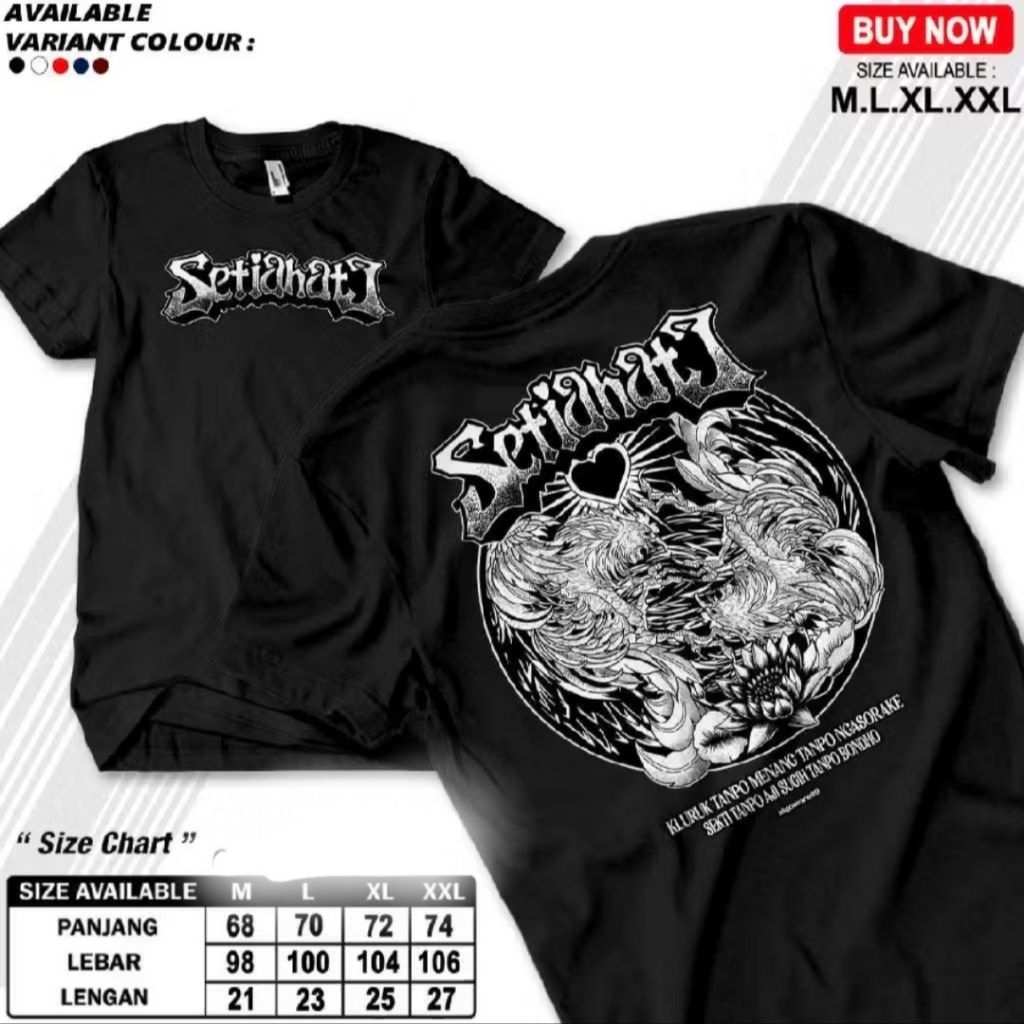 Kaos Setiahati Sekti Tanpo Aji Sugeh Tanpo Bondho