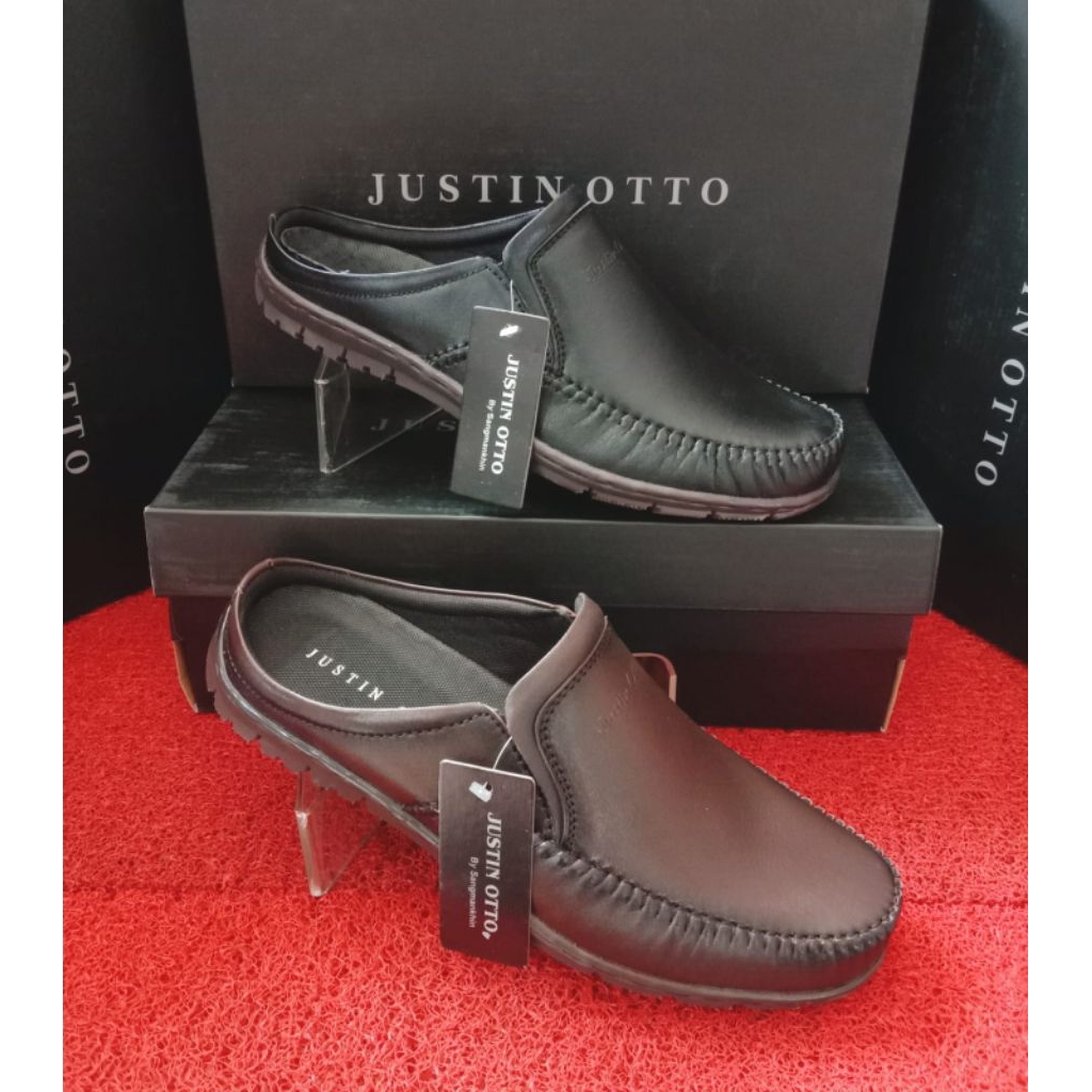 Sepatu sandal selop kulit JUSTIN OTTO CLAUDE 711 terbaru original