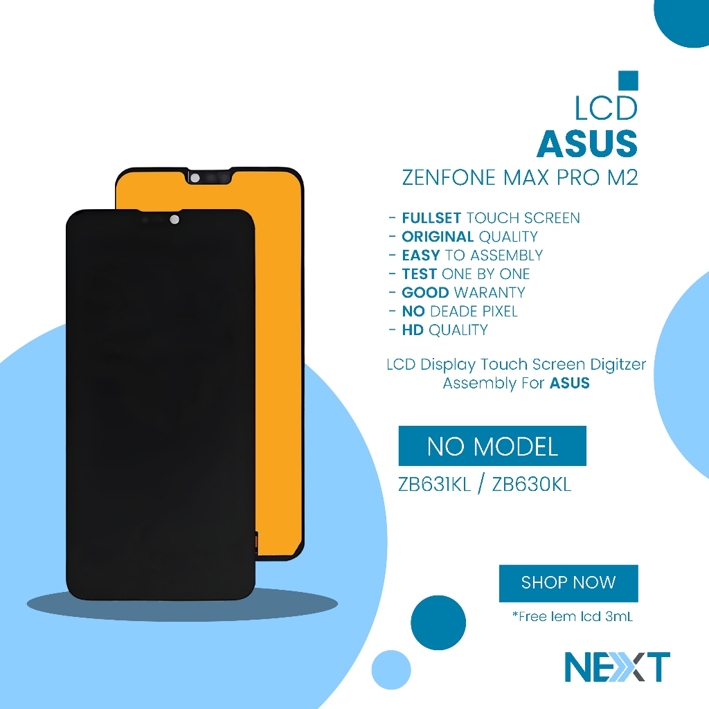 LCD Asus Zenfone Max Pro M2 / ZB631KL / ZB630KL - Fullset Touchscreen Original