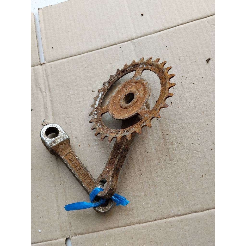 crank set sepeda minitrek Minion mini trek JAPAN OG 28T