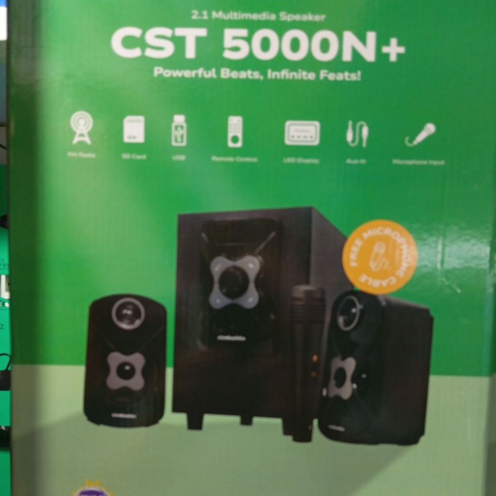 Speaker Bluetooth Simbadda CST 5000N+ dengan Subwoofer Bass Kuat