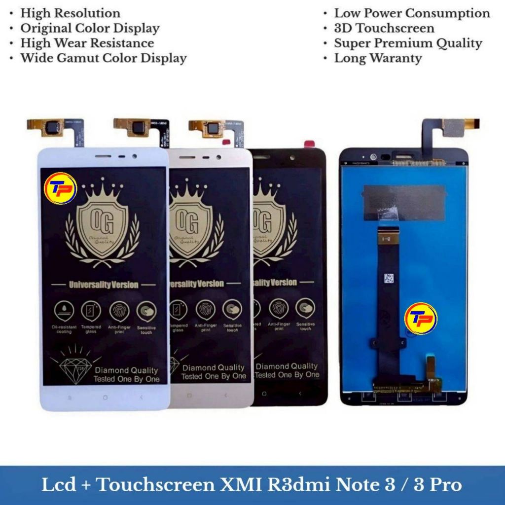 Lcd + Touchscreen Xiaomi Redmi Note 3 / Redmi Note 3 Pro