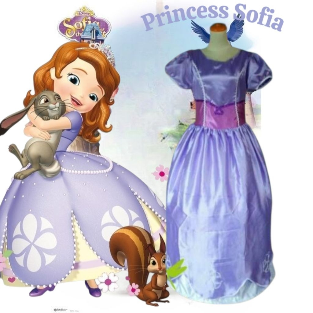 Princess Sofia Dewasa/Baju Kostum Princess Sofia/Cosplay Princess Disney
