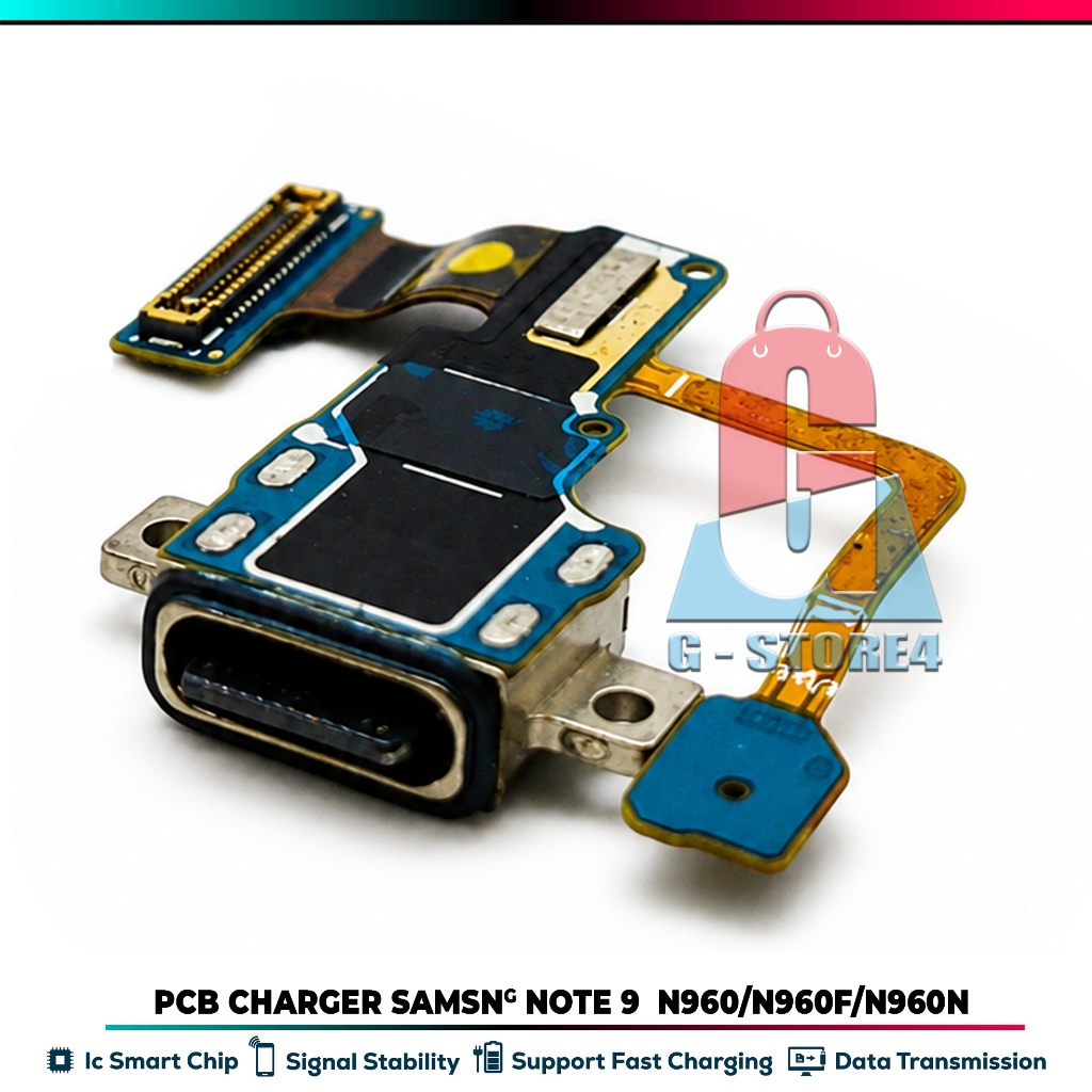 Papan Konektor cas Pcb Charger MIC Samsung Galaxy Note 9 / N960 / N960F - Flexible Cas Flexibel Flek