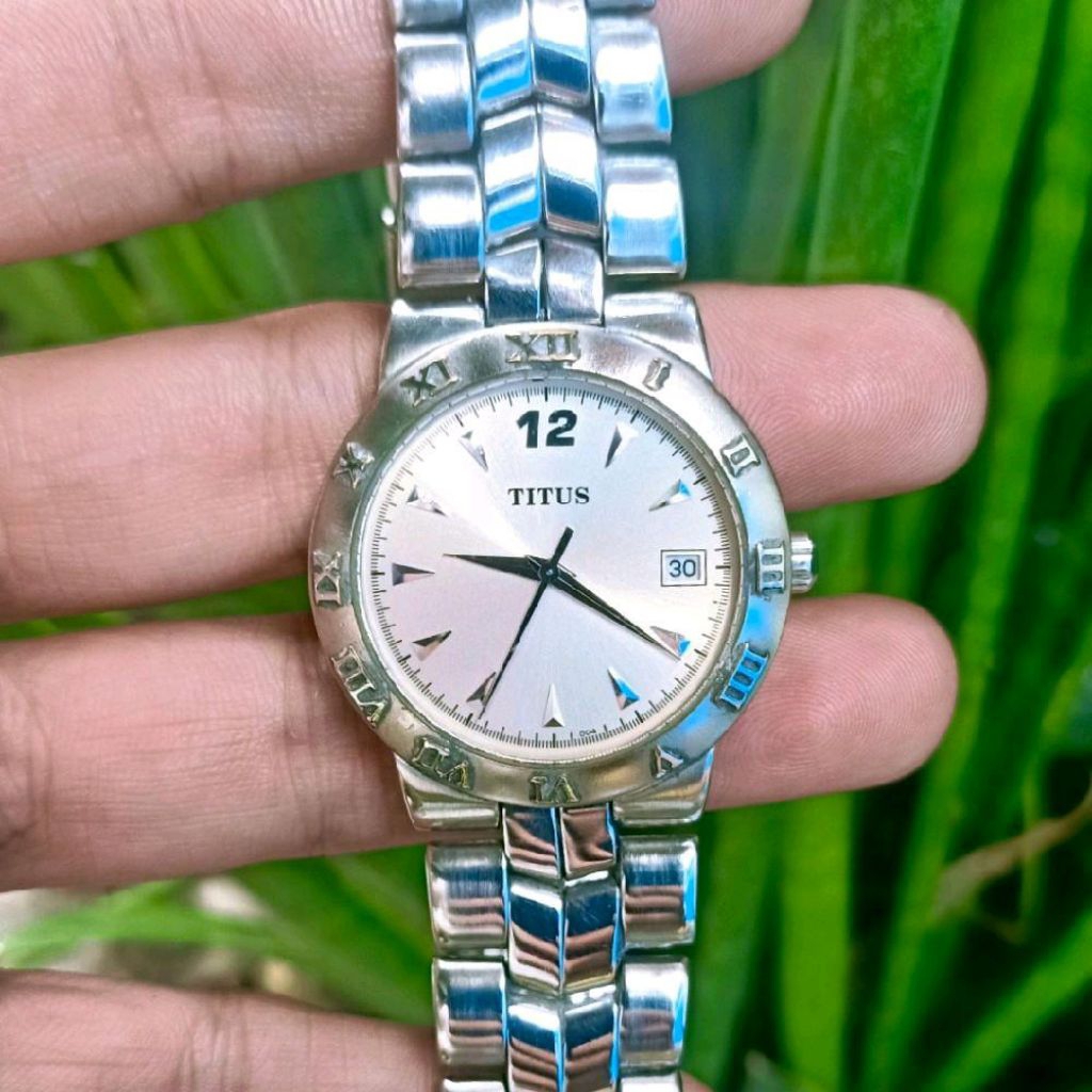Jam Tangan Pria Original Titus Quartz