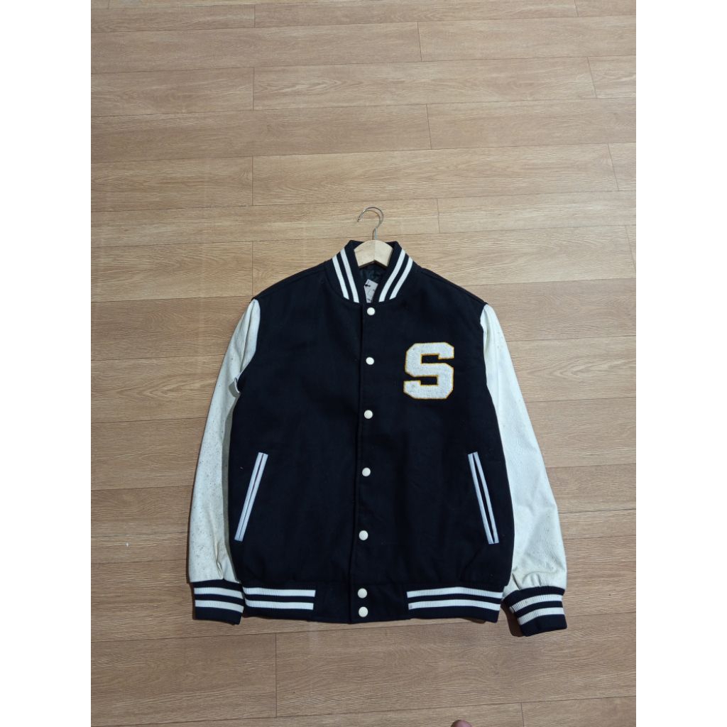 jaket Varsity leather S sz M