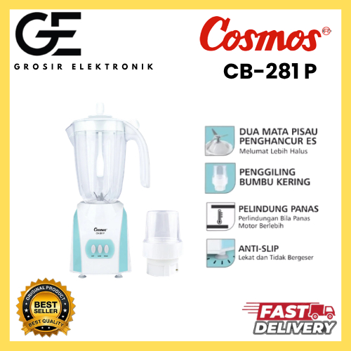 Cosmos Blender Big Capacity Beta Series CB-281 P 2 Liter