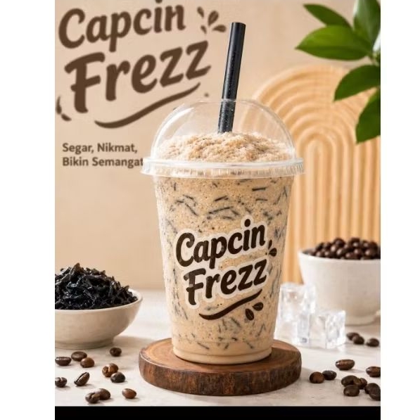 READY 1 JAM - CAPCIN FREZZ - CAPPUCINO CINCAU -  MENYEGARKAN