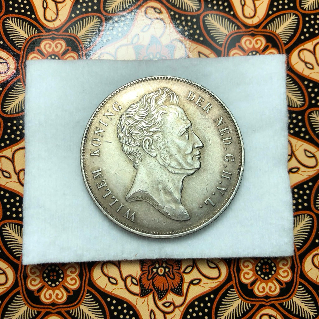 Koin Willem 2,5 Gulden 1840