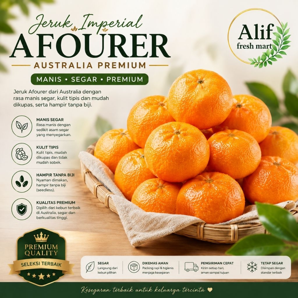 jeruk baby imperial/afourer Mandarin 1000g