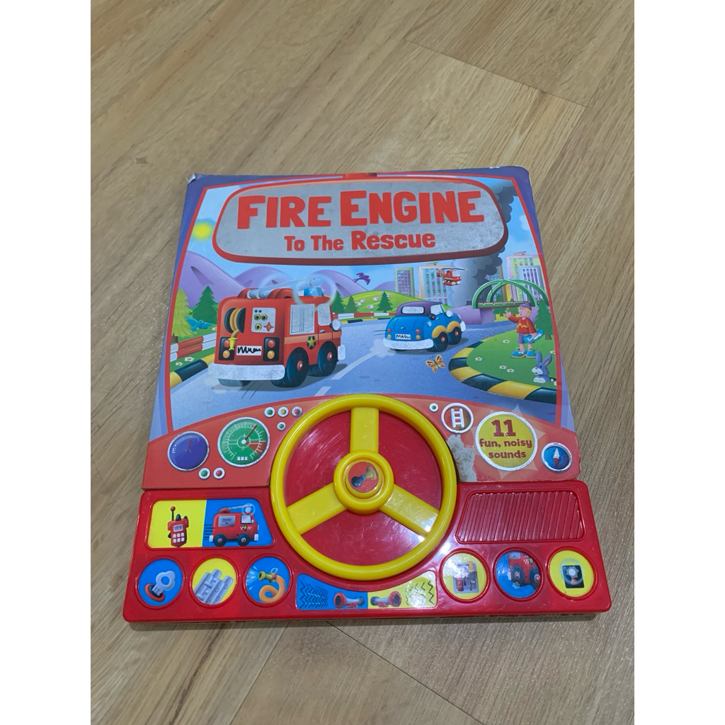 Buku Anak ORI Preloved  Soundbook Fire Engine To The Resque