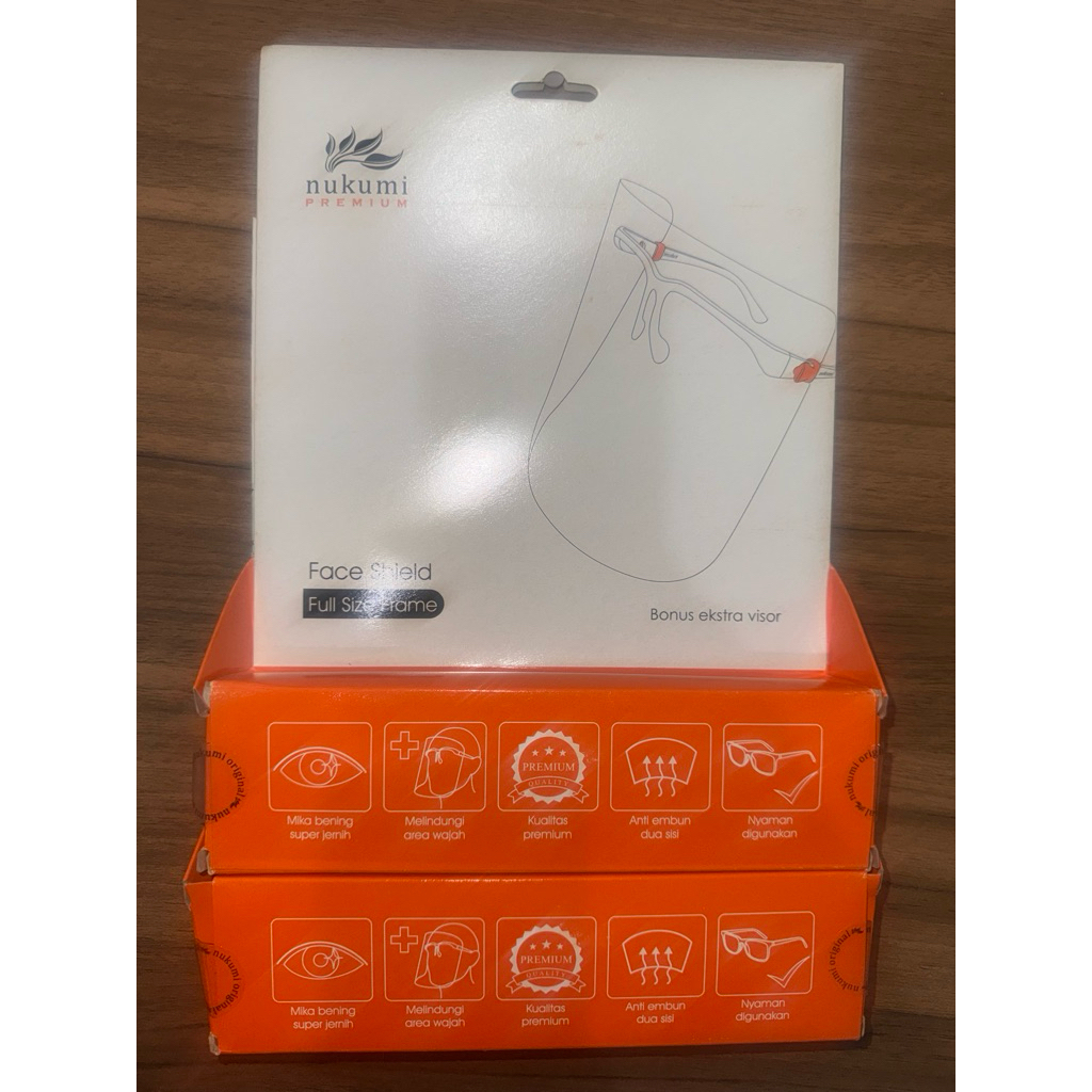 FACESHIELD PREMIUM NUKUMI/ FACESHIELD MASAK/ FACESHIELD NAKES