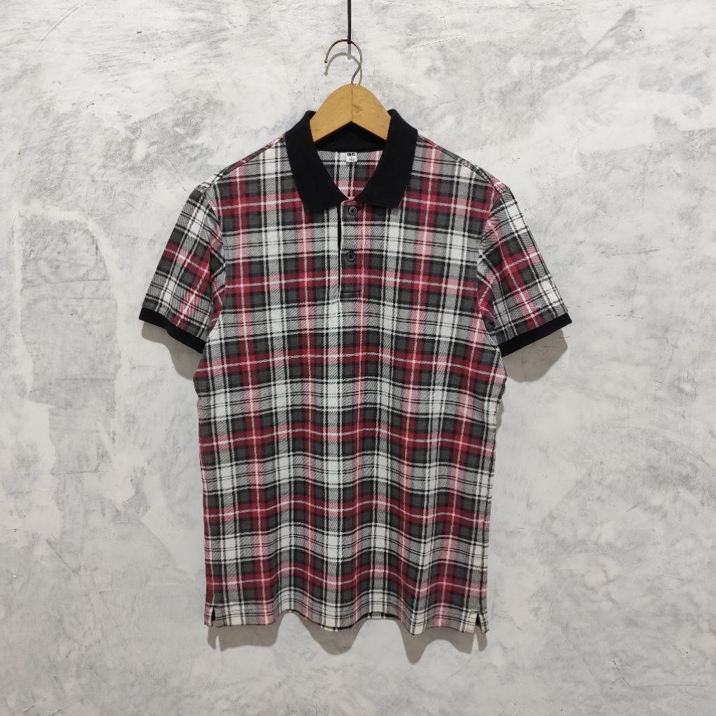 Poloshirt Uniqlo Tartan