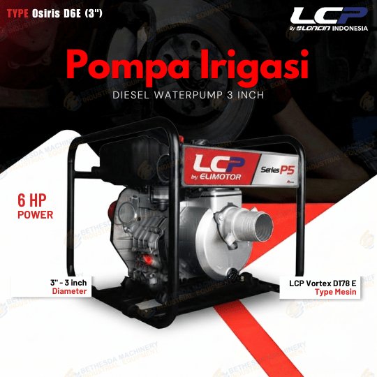 Pompa Diesel 3inch Loncin Osiris Waterpump Alkon 6 Hp 3"