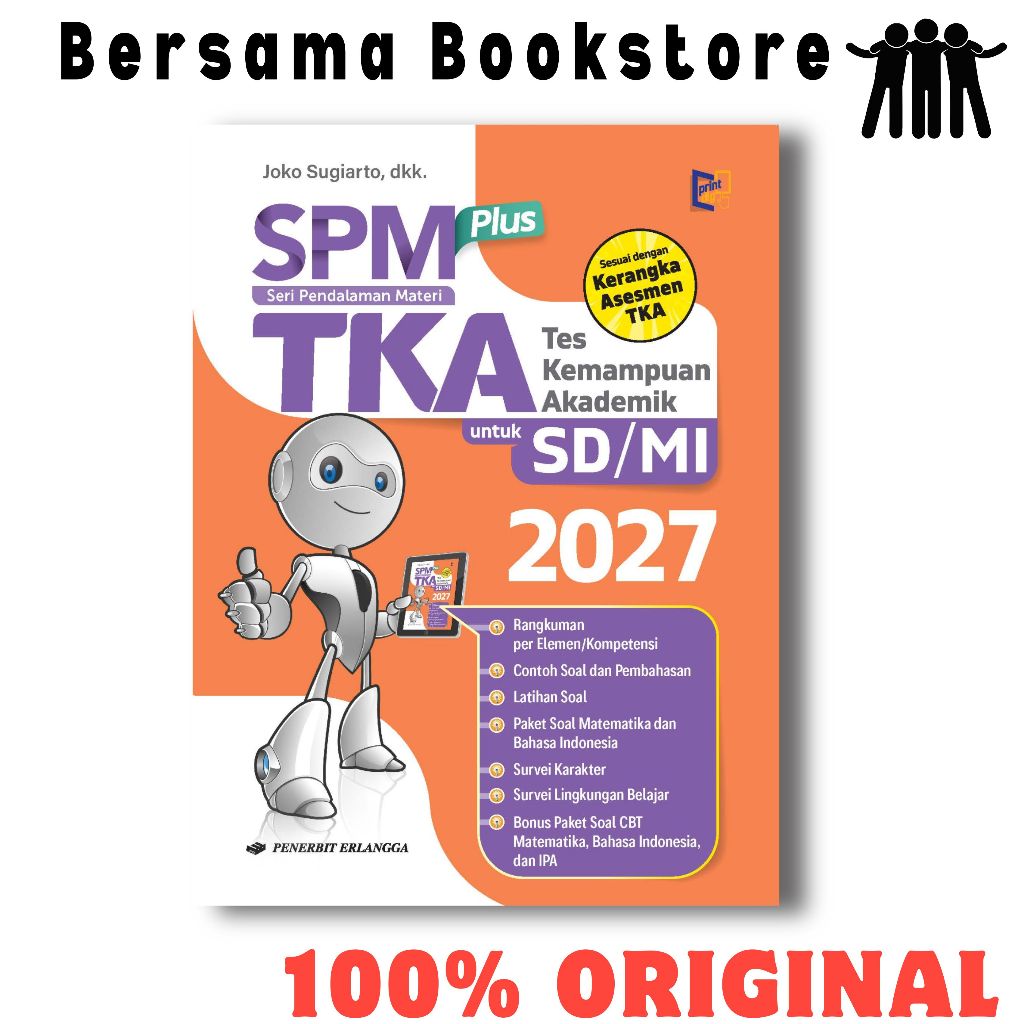 Erlangga SPM PLUS TKA SD/MI 2027 Penerbit Erlangga
